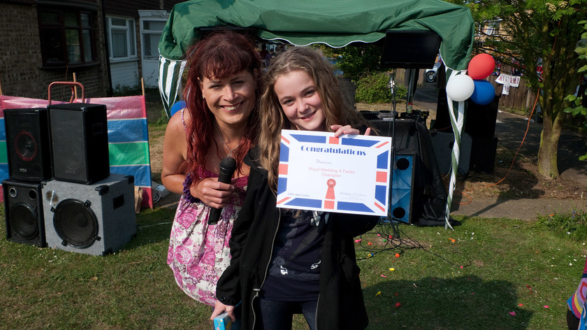 DGPX290411-068 
 Keywords: DGPX290411, Edmond Carr, Poets Estate, Royal Wedding, Street Party