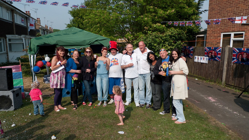 DGPX290411-052 
 Keywords: DGPX290411, Edmond Carr, Poets Estate, Royal Wedding, Street Party